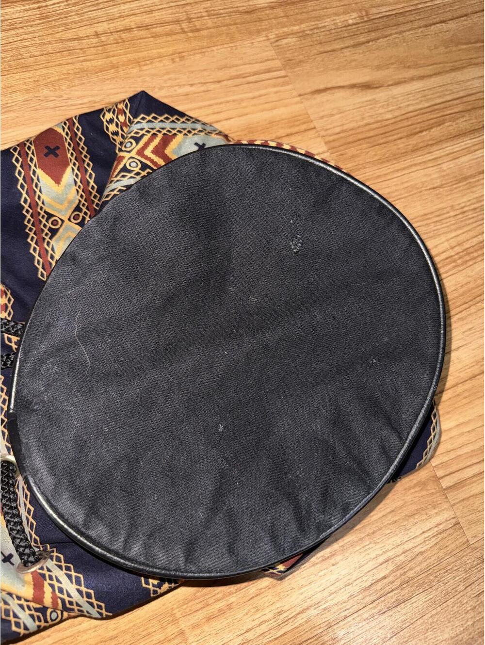 Vintage Patterned Drawstring Backpack Bag - Picture 4 of 4